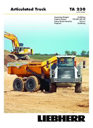 Kiepwagens Liebherr TA 230