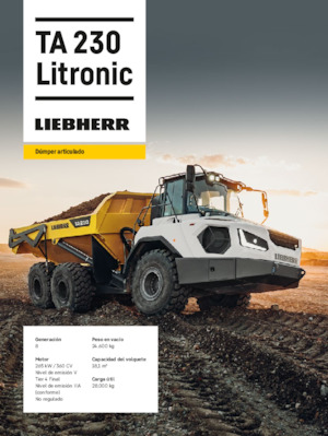 Kiepwagens Liebherr TA 230 Litronic