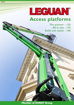 Knikarmhoogwerkers op wielen Leguan 135