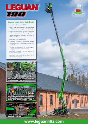 Knikarmhoogwerkers op wielen Leguan 190 