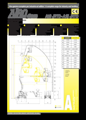 Knikarmhoogwerkers op wielen AIRO A15 JRTD
