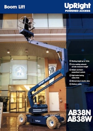 Knikarmhoogwerkers op wielen UpRight AB 38 N