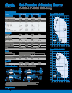 Knikarmhoogwerkers op wielen Genie Z45/25 DC