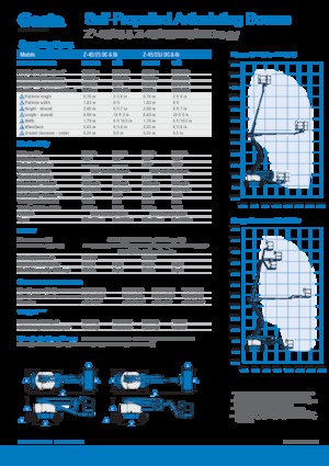 Knikarmhoogwerkers op wielen Genie Z 45/25 J DE
