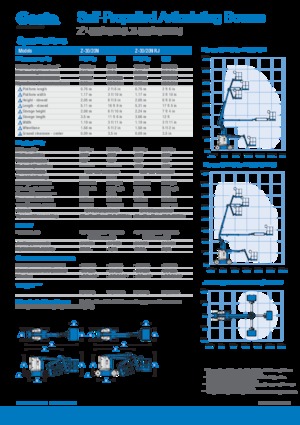 Knikarmhoogwerkers op wielen Genie Z-30/20N RJ