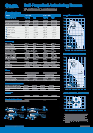 Knikarmhoogwerkers op wielen Genie Z-40/23N