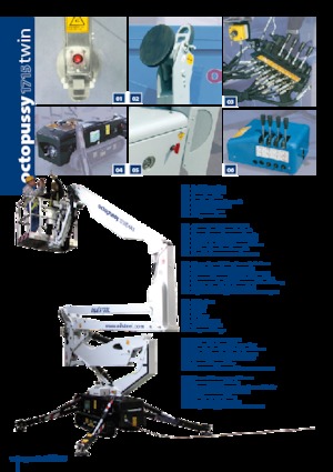 Knikarmhoogwerkers op rupsbanden Oil & Steel Octopussy 1715 Twin