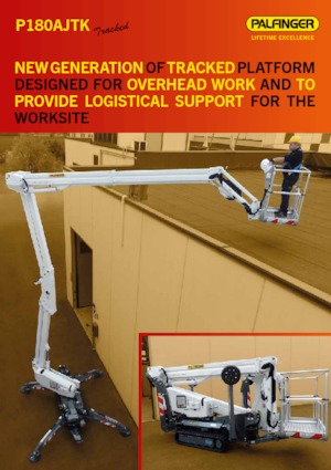 Telescoophoogwerkers op vrachtwagens Palfinger P 180 AJTK