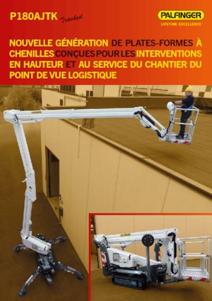 Telescoophoogwerkers op vrachtwagens Palfinger P 180 AJTK