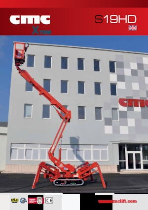 Knikarmhoogwerkers op rupsbanden CMC S19HD