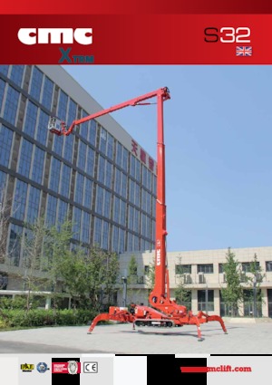 Knikarmhoogwerkers op rupsbanden CMC S32