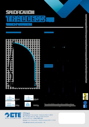 Knikarmhoogwerkers op rupsbanden CTE Traccess 230 Winch