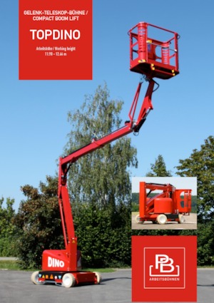 Knikarmhoogwerkers op wielen PB PB TOPDINO 126 II