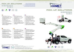 Op vrachtwagen gemonteerde knikarmhoogwerkers Comet X 4-12