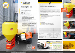 Koppelbare strooier Adler ST-E 120