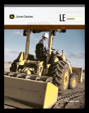 Graaflaadmachines John Deere Construction 210 LE