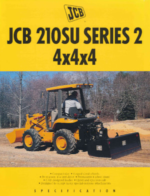 Graaflaadmachines JCB 210 SU