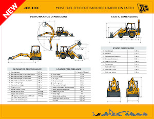 Graaflaadmachines JCB 3DX