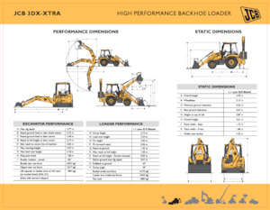 Graaflaadmachines JCB 3DX-XTRA