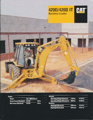 Graaflaadmachines Caterpillar 420 D