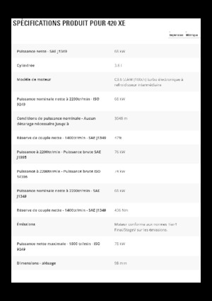 Graaflaadmachines Caterpillar 420 XE