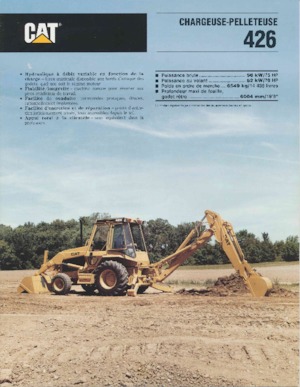 Graaflaadmachines Caterpillar 426
