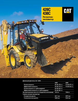 Graaflaadmachines Caterpillar 428 C