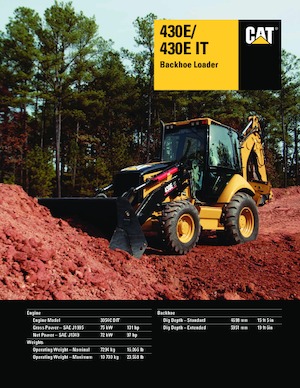 Graaflaadmachines Caterpillar 430 E