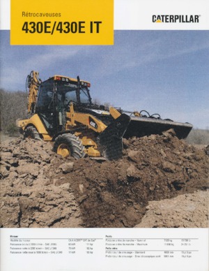 Graaflaadmachines Caterpillar 430 E