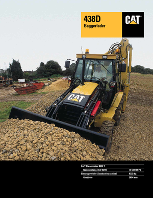 Graaflaadmachines Caterpillar 438 D 4x4