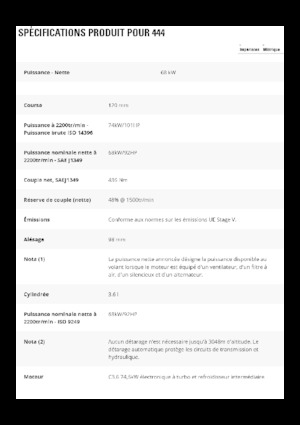 Graaflaadmachines Caterpillar 444