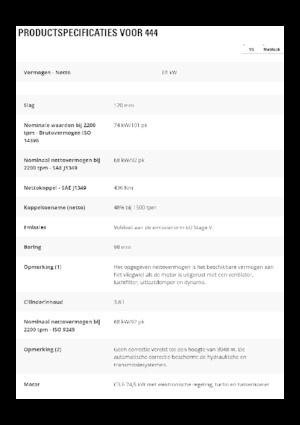 Graaflaadmachines Caterpillar 444