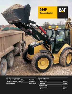 Graaflaadmachines Caterpillar 444E 4x4