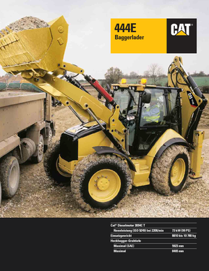 Graaflaadmachines Caterpillar 444E 4x4