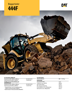 Graaflaadmachines Caterpillar 444F2