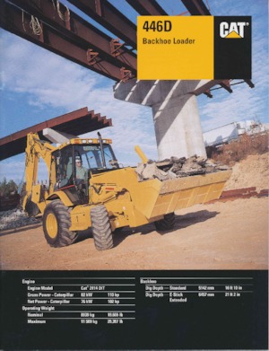 Graaflaadmachines Caterpillar 446 D