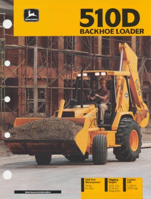 Graaflaadmachines John Deere Construction 510 D