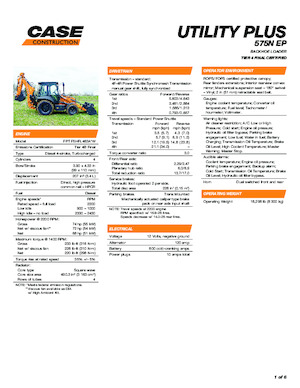 Graaflaadmachines Case 575N EP Utility Plus