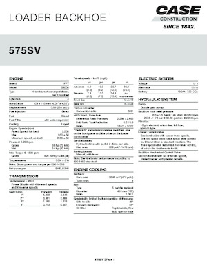 Graaflaadmachines Case 575SV