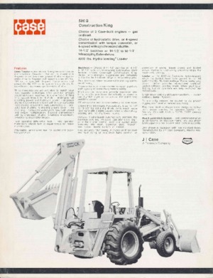 Graaflaadmachines Case 580 B 