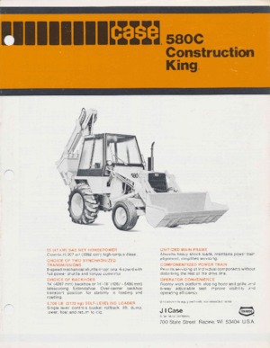 Graaflaadmachines Case 580 C