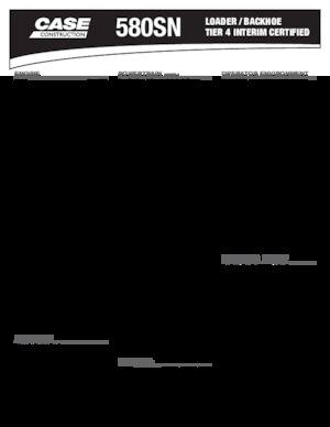 Graaflaadmachines Case 580 SN