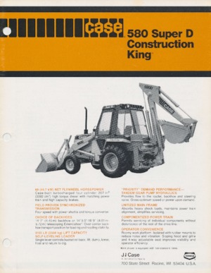 Graaflaadmachines Case 580 Super D