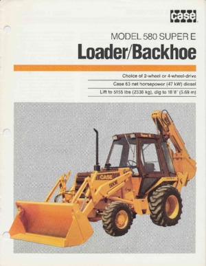 Graaflaadmachines Case 580 Super E 