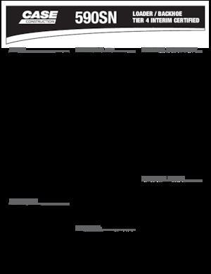 Graaflaadmachines Case 590 SN