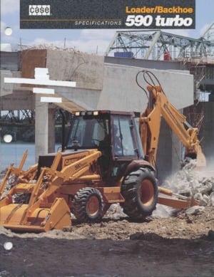 Graaflaadmachines Case 590 Turbo