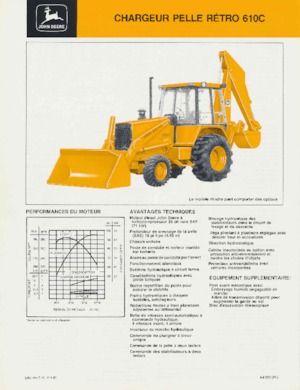 Graaflaadmachines John Deere Construction 610 C