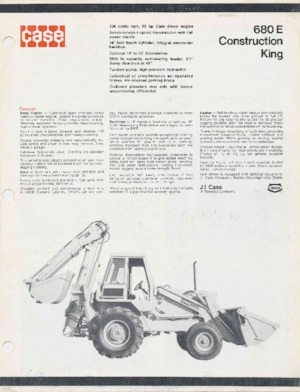 Graaflaadmachines Case 680 E