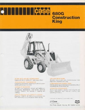 Graaflaadmachines Case 680 G