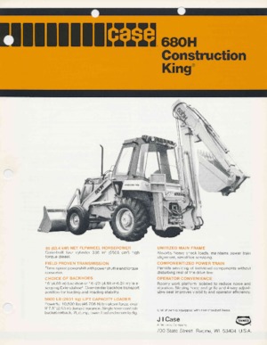 Graaflaadmachines Case 680 H